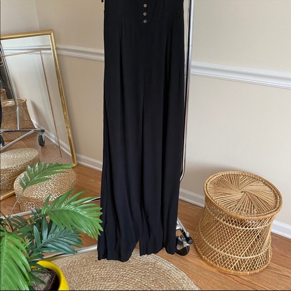 MaEve By Anthropologie sienna black jumpsuit NWT - Picture 7 of 12